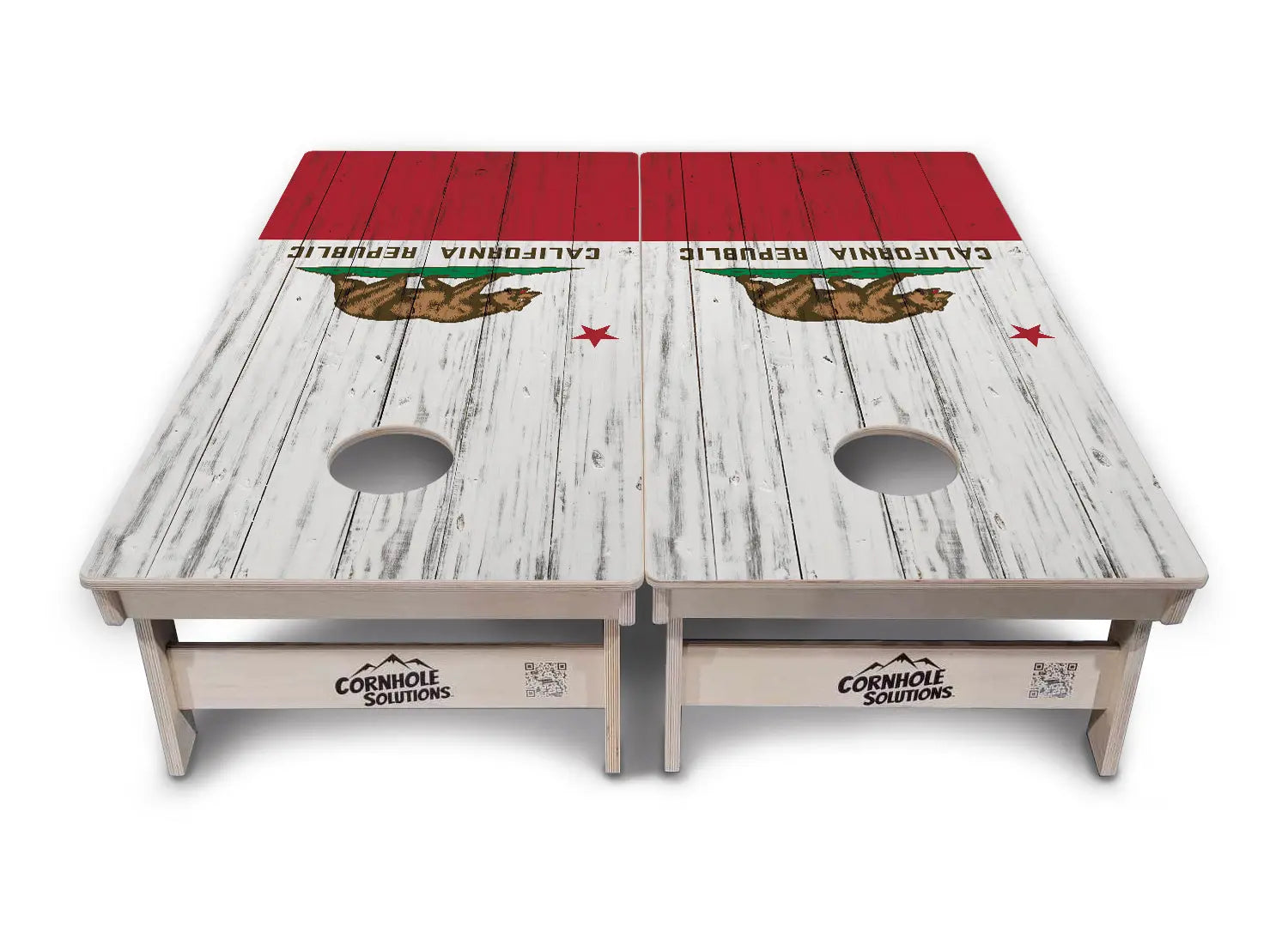 California Flag Cornhole Boards - Professional Tournament Series Cornhole Solutions