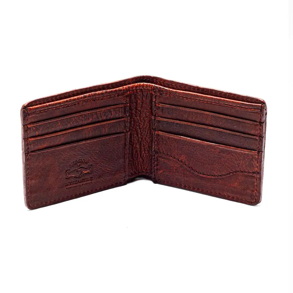 Campaign Leather Bifold Wallet Mission Mercantile Leather Goods