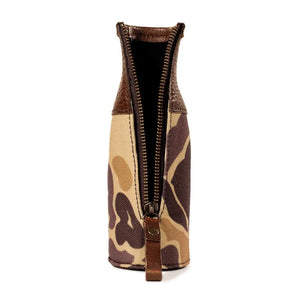Campaign Leather Bottle Koozie Mission Mercantile Leather Goods