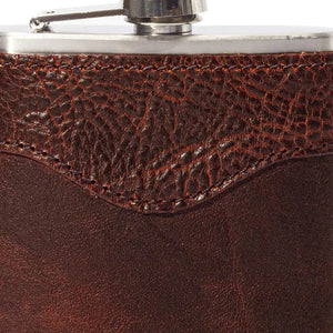 Campaign Leather Flask Mission Mercantile Leather Goods
