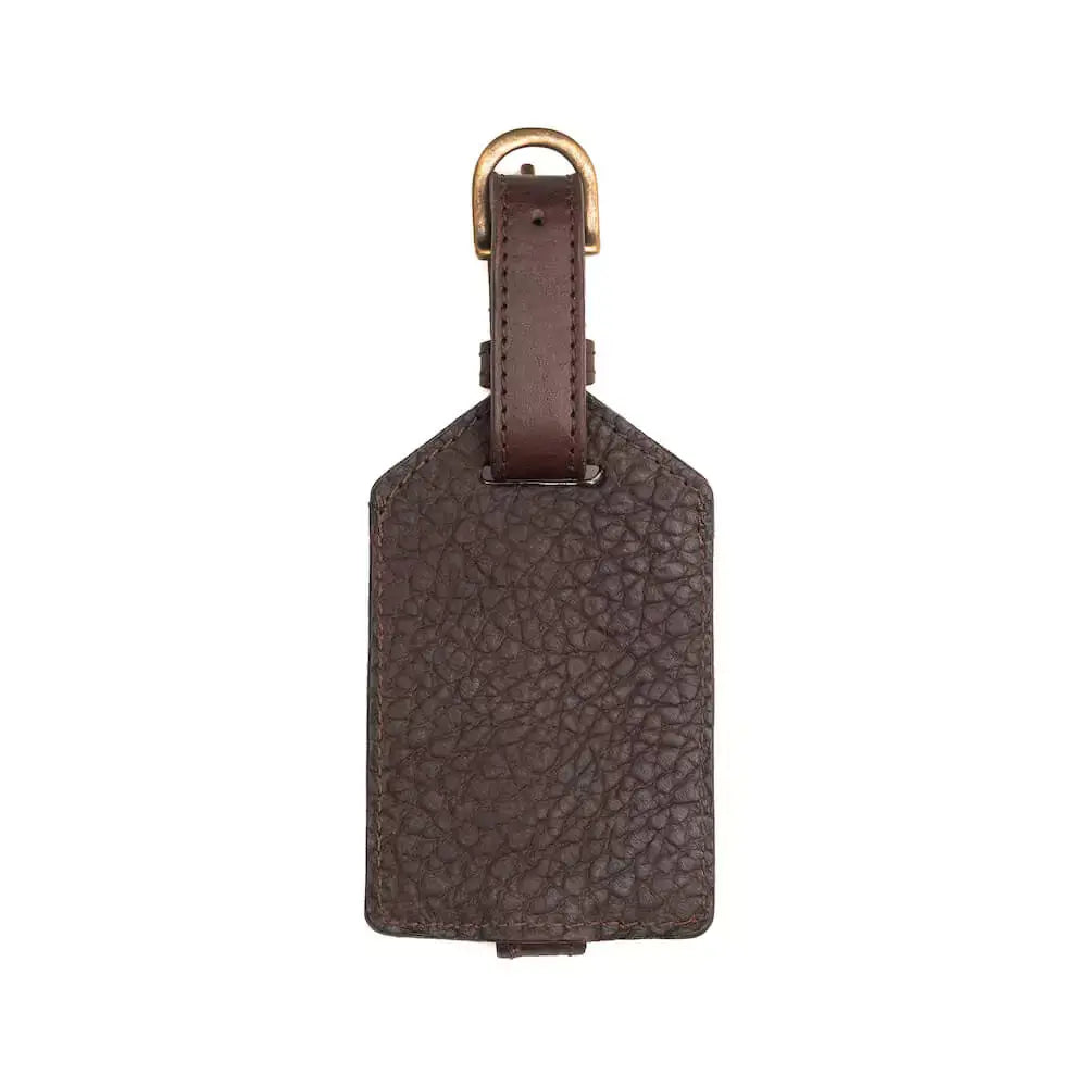 Campaign Leather Luggage Tag Mission Mercantile Leather Goods