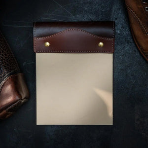 Campaign Leather Notepad Mission Mercantile Leather Goods