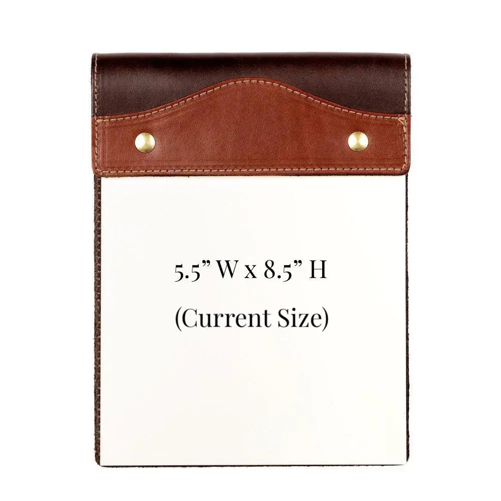 Campaign Leather Notepad Refill ONLY Mission Mercantile Leather Goods