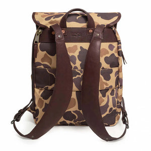 Campaign Waxed Canvas Backpack Mission Mercantile Leather Goods