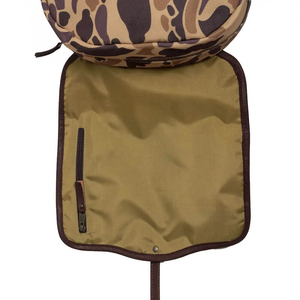 Campaign Waxed Canvas Backpack Mission Mercantile Leather Goods