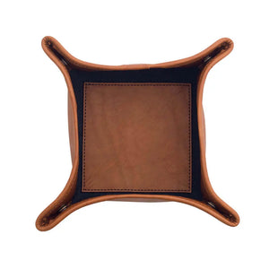 Campaign Waxed Canvas Desk Caddy Mission Mercantile Leather Goods