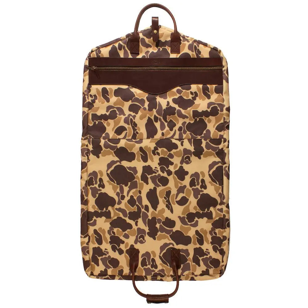 Campaign Waxed Canvas Garment Bag Mission Mercantile Leather Goods