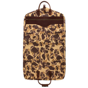 Campaign Waxed Canvas Garment Bag Mission Mercantile Leather Goods