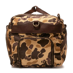 Campaign Waxed Canvas Large Duffle Bag Mission Mercantile Leather Goods