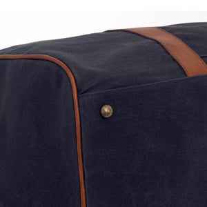 Campaign Waxed Canvas Large Field Duffle Bag Mission Mercantile Leather Goods