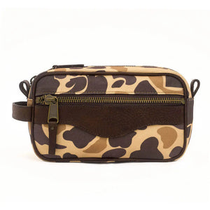 Campaign Waxed Canvas Toiletry Shave Kit Mission Mercantile Leather Goods