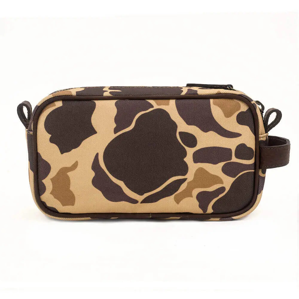 Campaign Waxed Canvas Toiletry Shave Kit Mission Mercantile Leather Goods