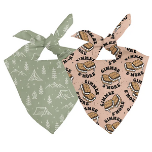 Camping & Smores Dog Bandana Dog Bandana Co.