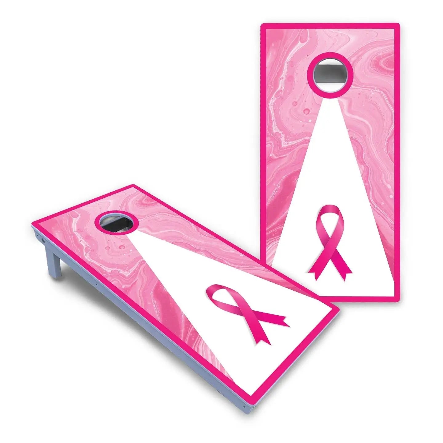 Cancer Awareness Cornhole Boards - All Weather Series Cornhole Solutions