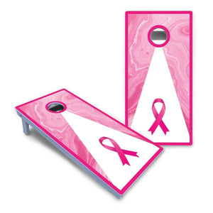 Cancer Awareness Cornhole Boards - All Weather Series Cornhole Solutions