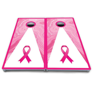 Cancer Awareness Cornhole Boards - All Weather Series Cornhole Solutions