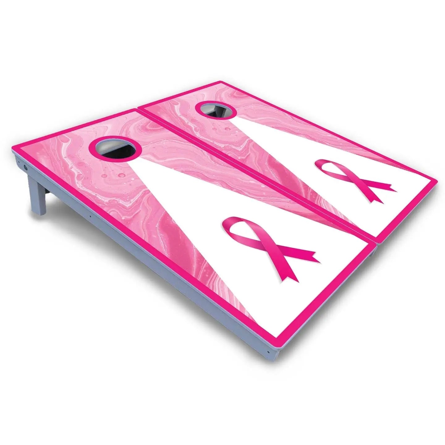 Cancer Awareness Cornhole Boards - All Weather Series Cornhole Solutions