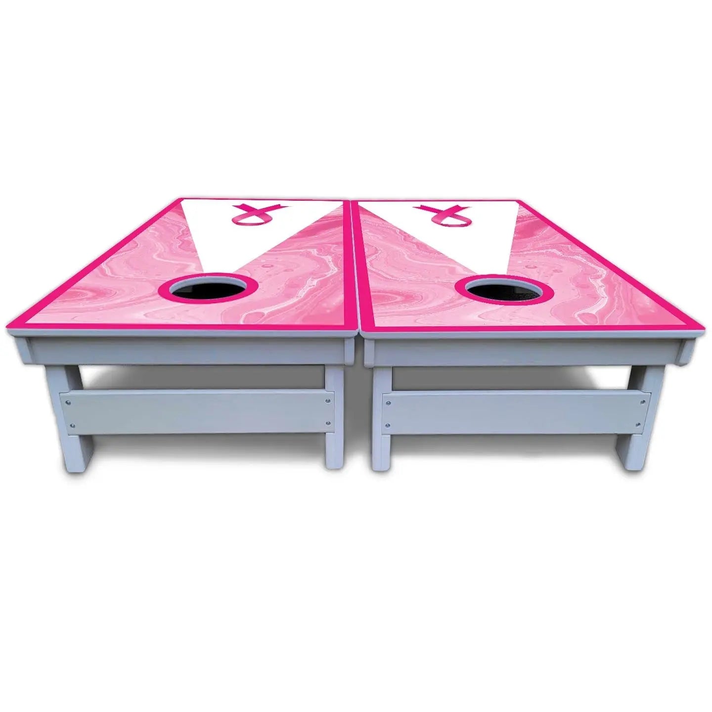 Cancer Awareness Cornhole Boards - All Weather Series Cornhole Solutions