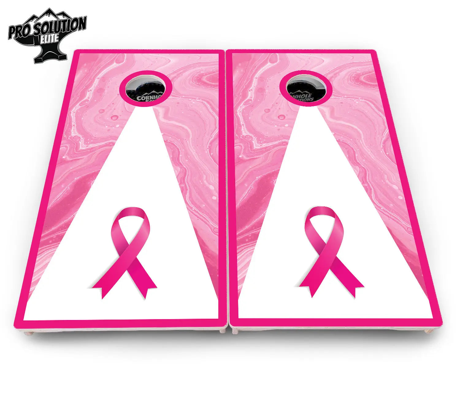 Cancer Awareness Cornhole Boards - Pro Solution Elite Series Cornhole Solutions