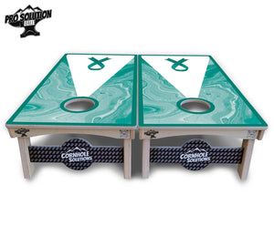Cancer Awareness Cornhole Boards - Pro Solution Elite Series Cornhole Solutions