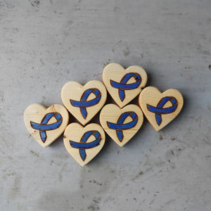 Cancer Awareness Hearts Dennehey Design Co.