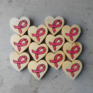Cancer Awareness Hearts Dennehey Design Co.