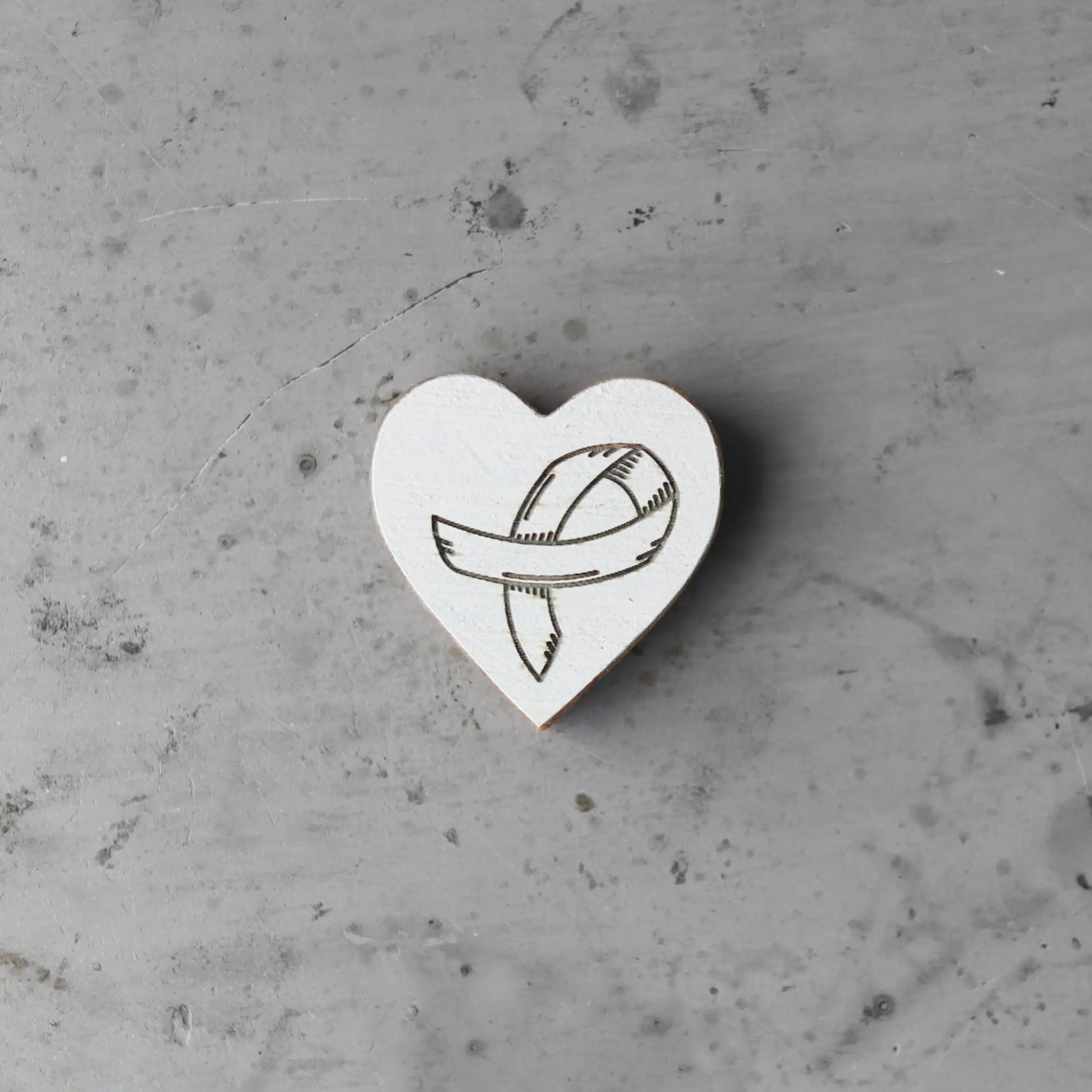 Cancer Awareness Hearts Dennehey Design Co.