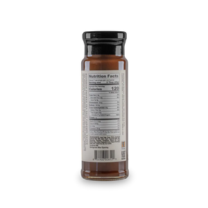 Gourmet caramel dessert sauce with bourbon smoked sea salt and bourbon