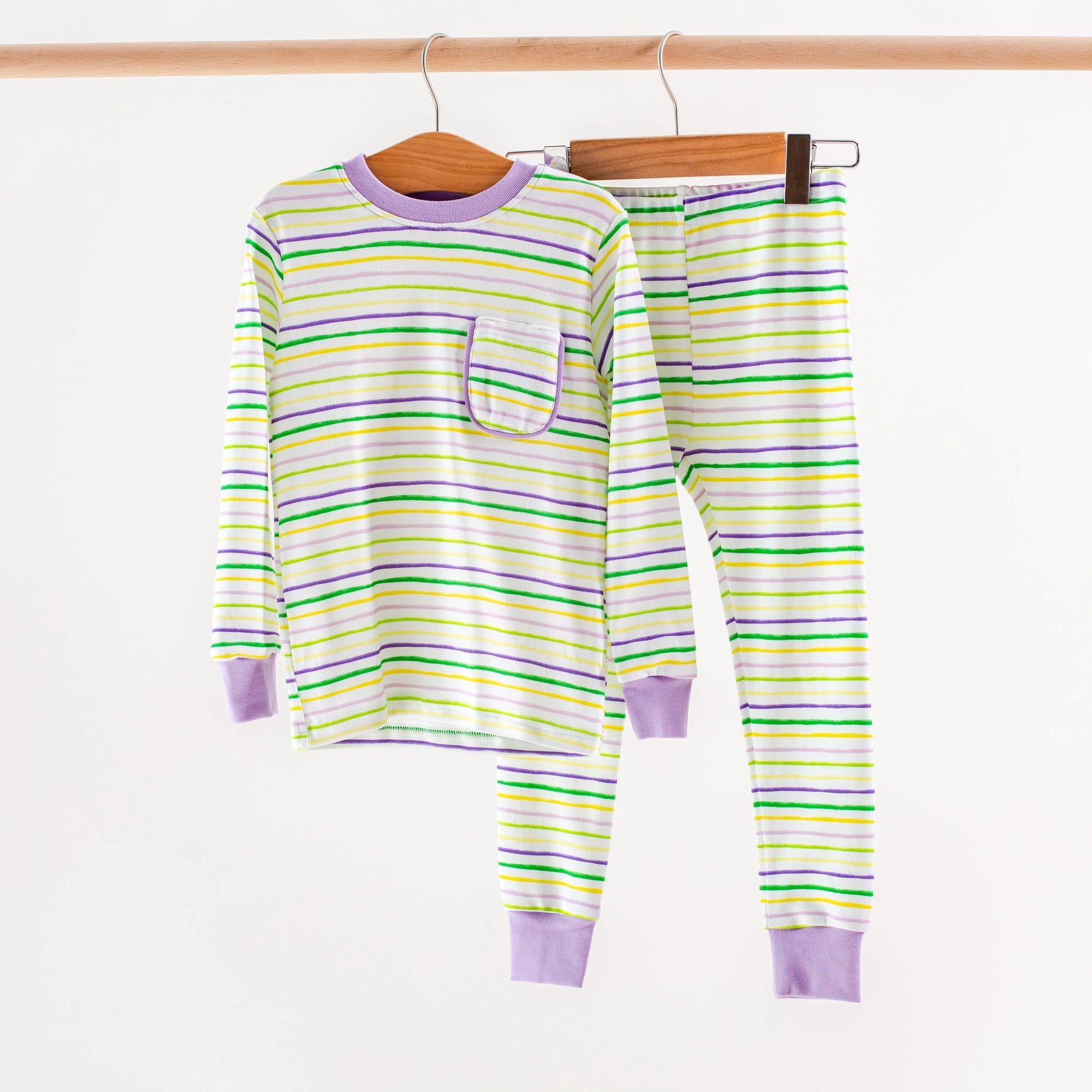 Carnival Time Organic Cotton Kids Pajamas Nola Tawk