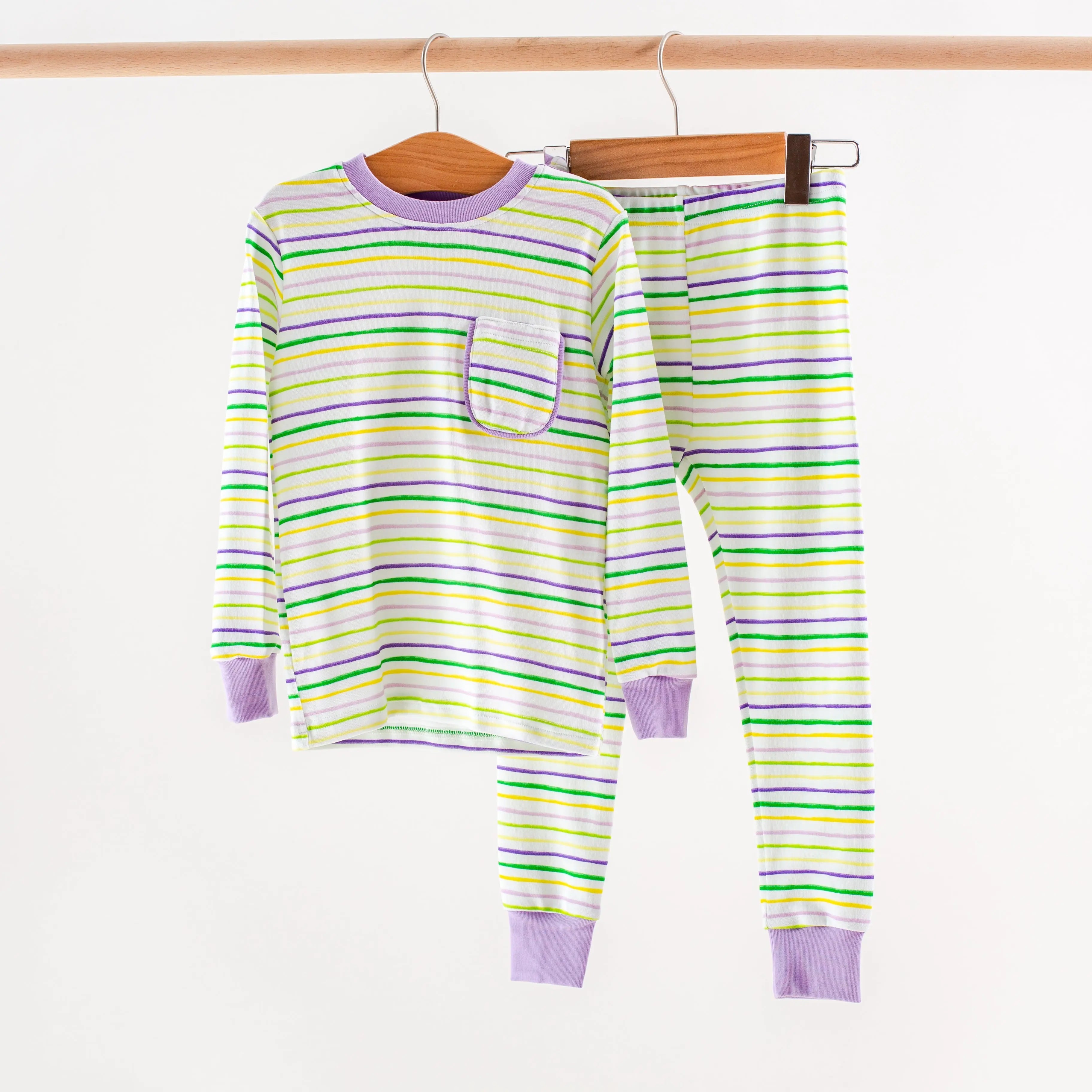Carnival Time Organic Cotton Kids Pajamas Nola Tawk