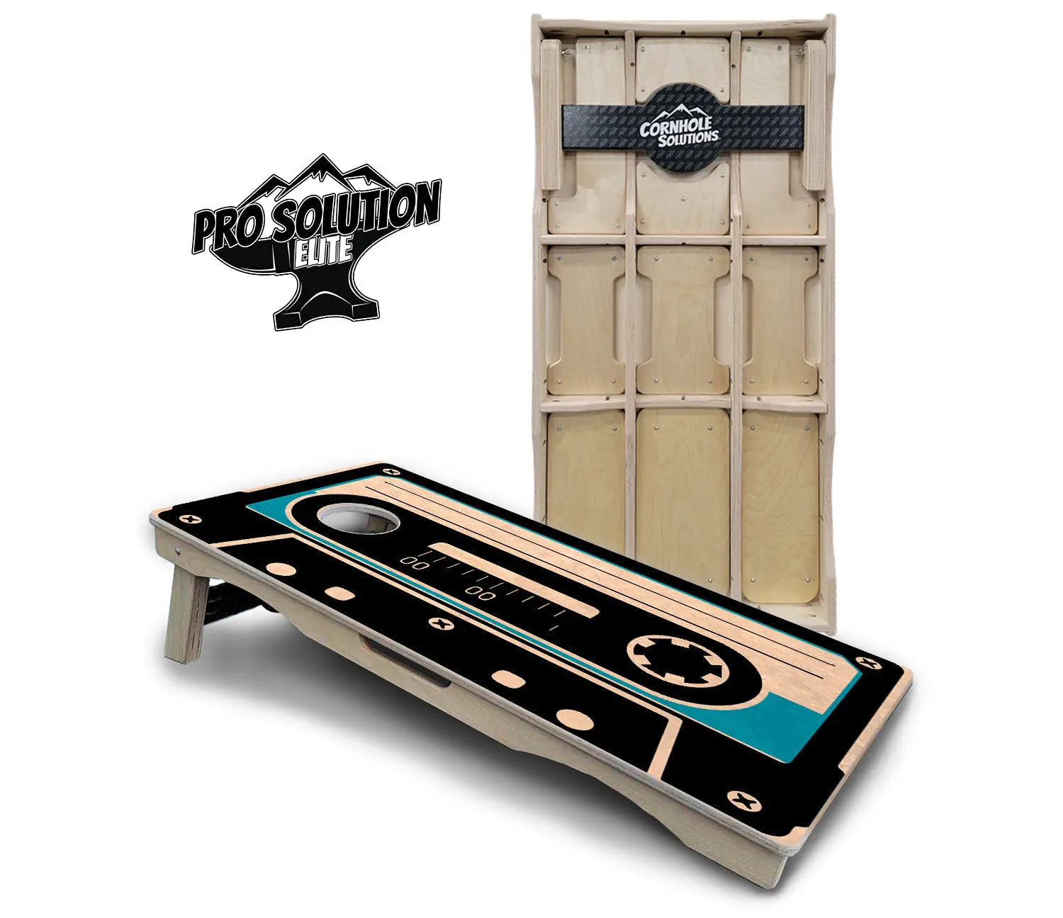 Cassette Tape Cornhole Boards - Pro Solution Elite Series Cornhole Solutions