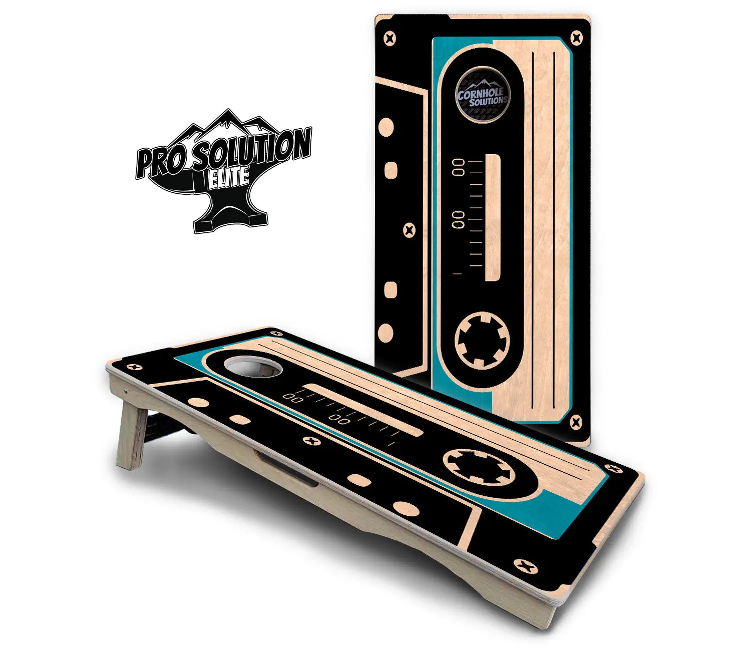 Cassette Tape Cornhole Boards - Pro Solution Elite Series Cornhole Solutions