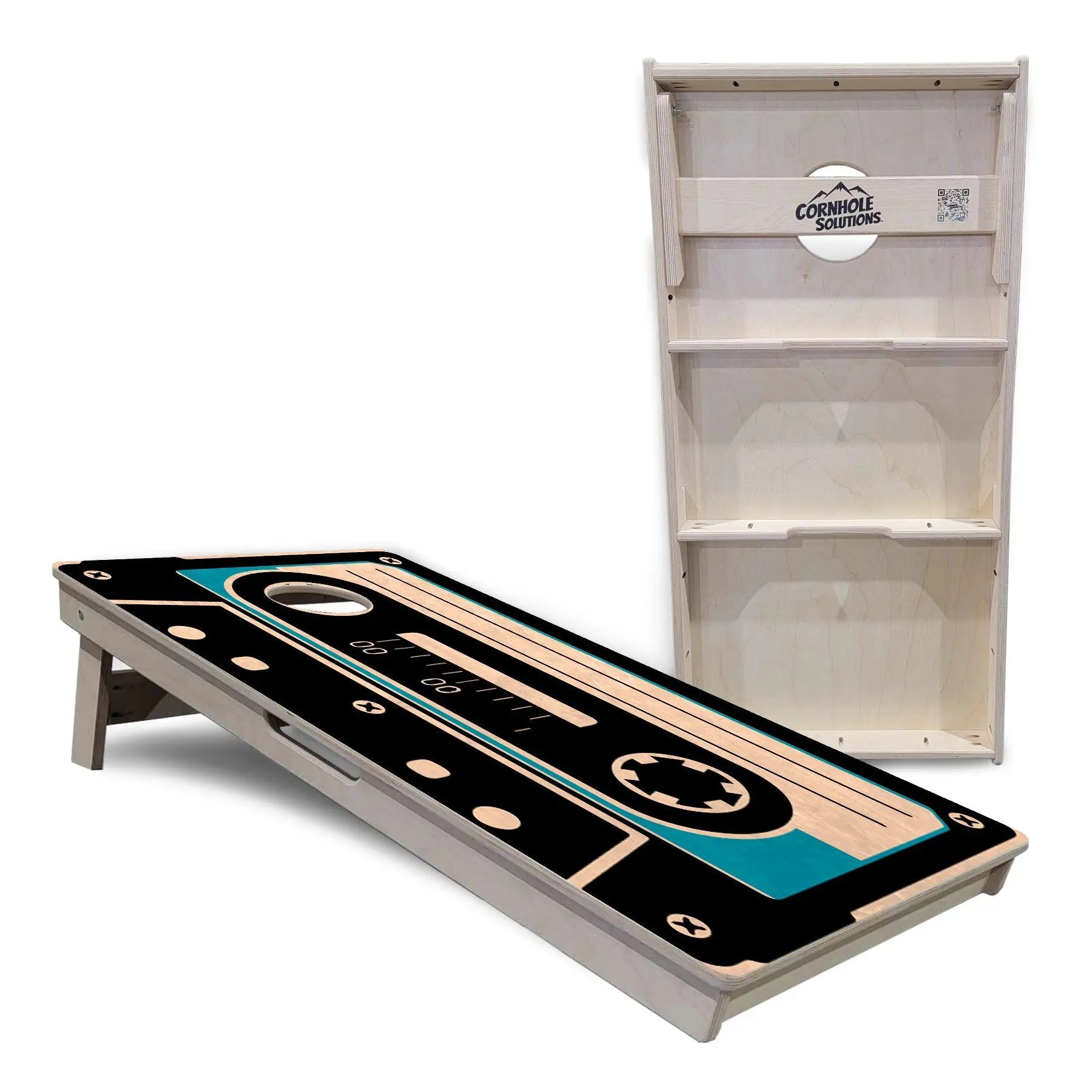 Cassette Tape Cornhole Boards - Professional Tournament Series