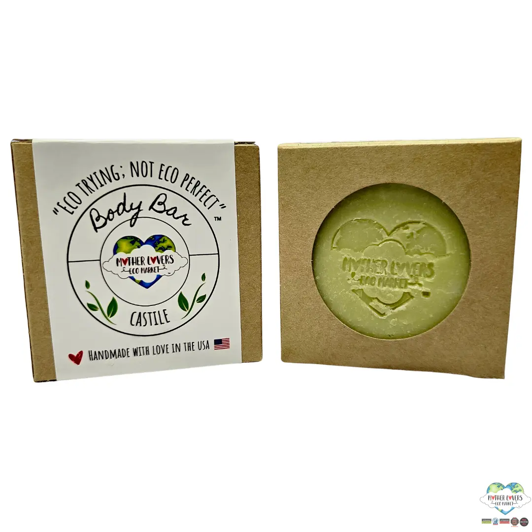 Mother Lovin Castile Soap Bar for Sensitive Skin by Mother Lovers Eco Market, natural skincare main product photo