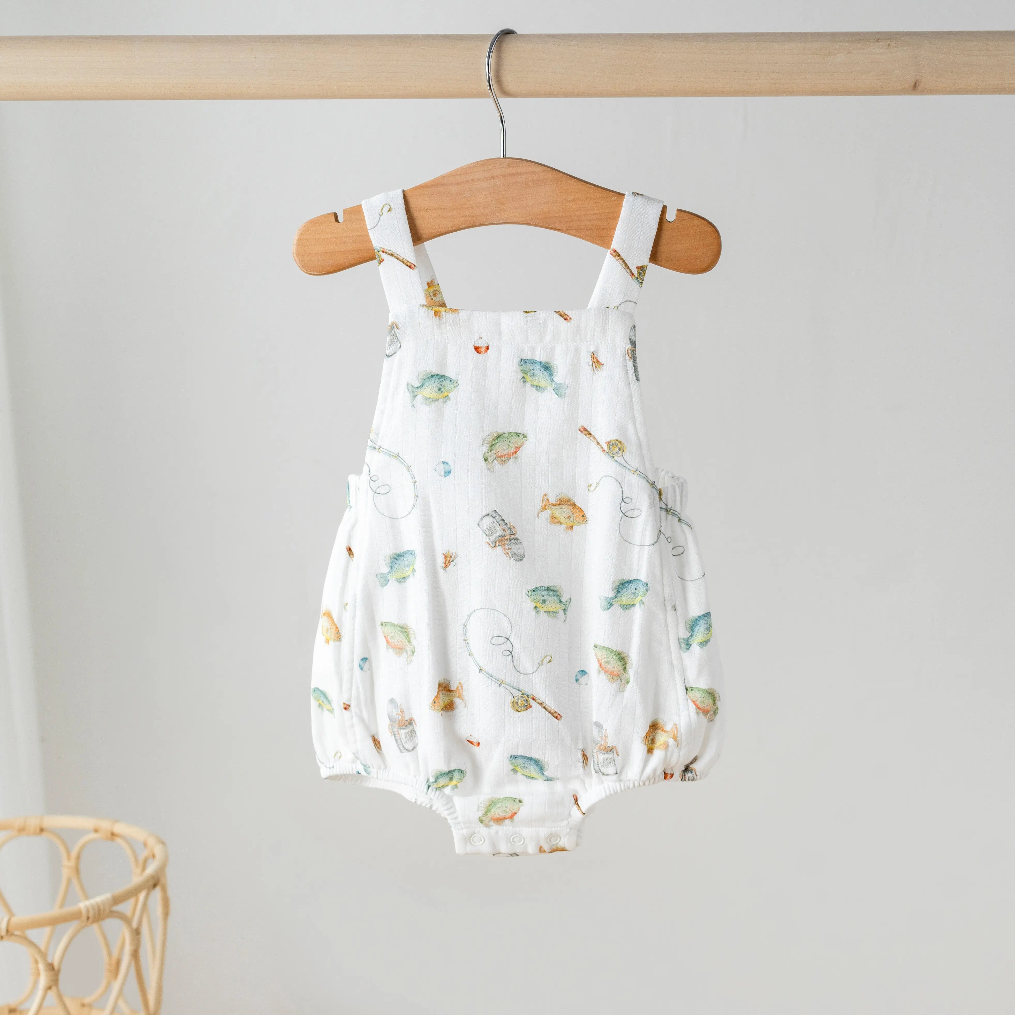 Catch You Later Organic Muslin Bubble Shortall Nola Tawk