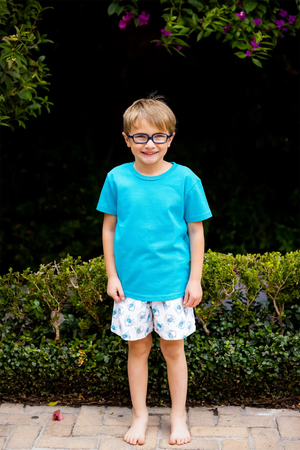 Catching Crabs Organic Muslin Shorts Nola Tawk