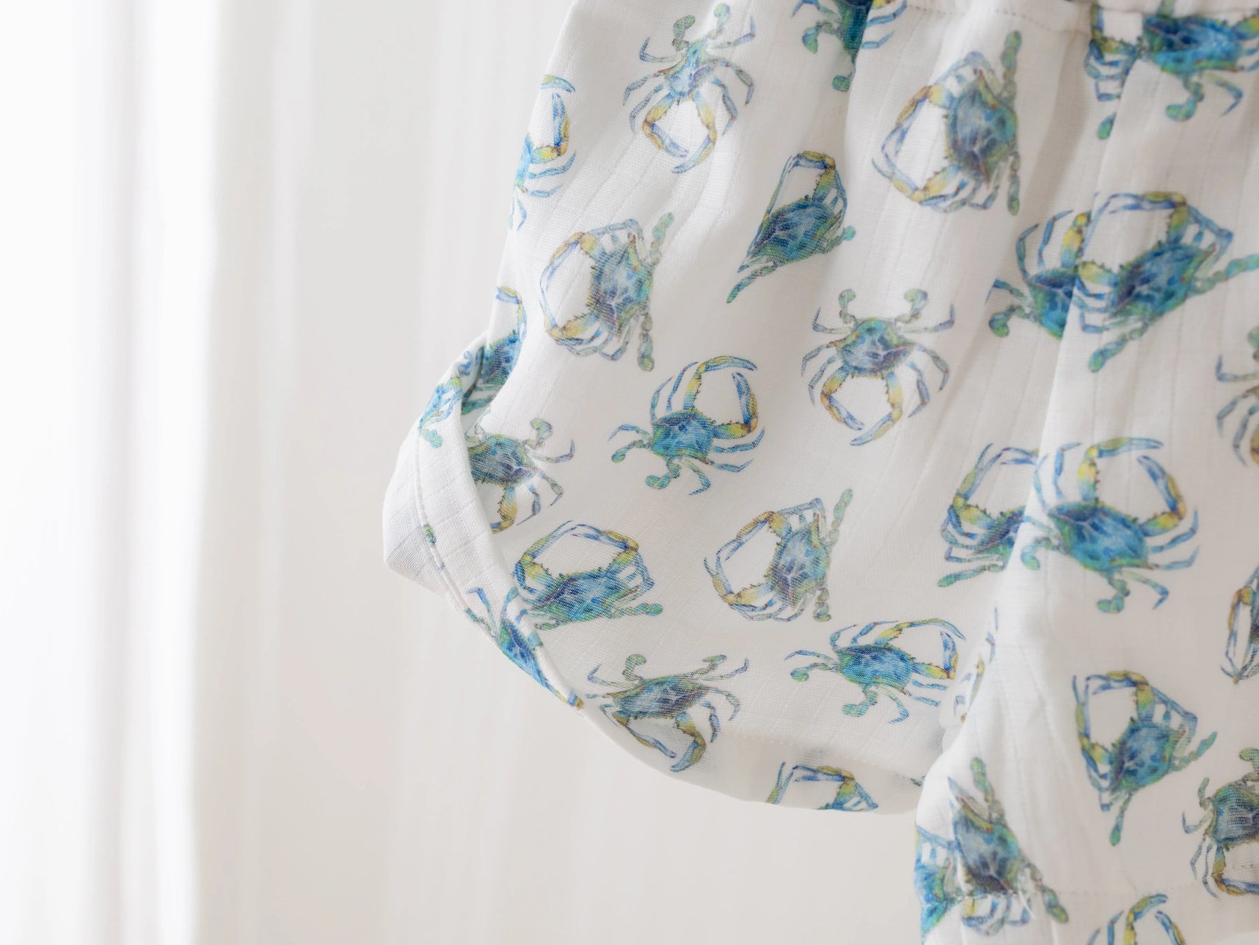 Catching Crabs Organic Muslin Shorts Nola Tawk