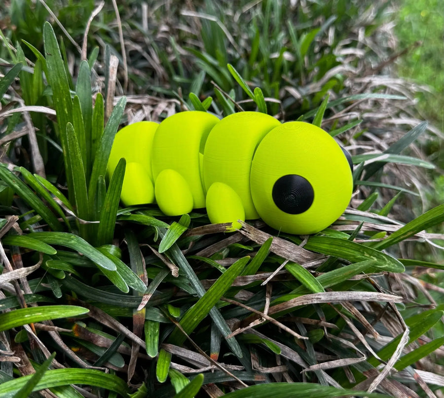 Caterpillar 3D Printed Fidget Toy | Large Nature Sensory Toy