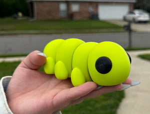 Caterpillar Fidget Toy: 3D Printed Sensory Toy - Handmade in Mississippi, Stress Relief, Sensory Play, Caterpillar Toy
