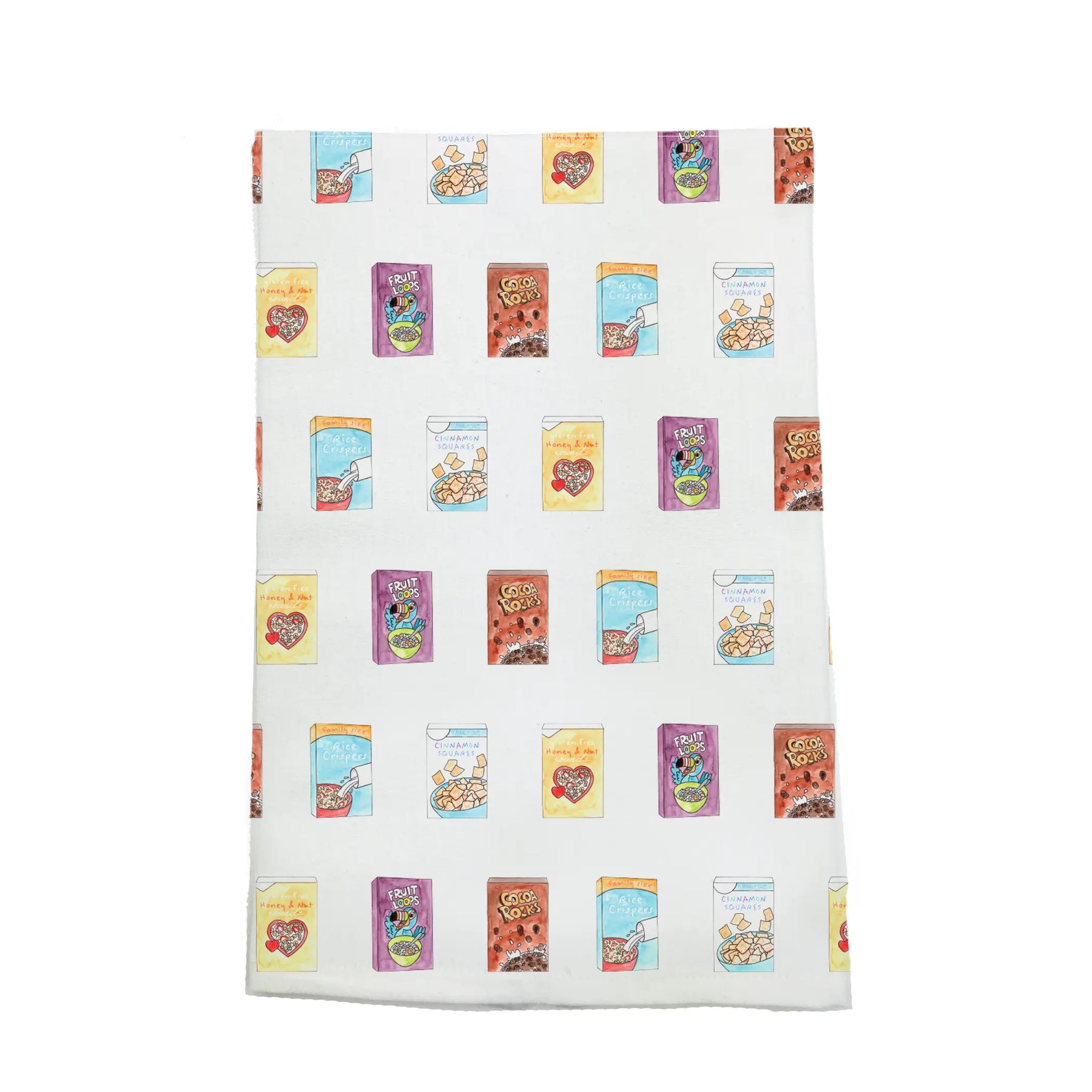 Cereal-sly Delicious Organic Cotton Kitchen Towel Nola Tawk
