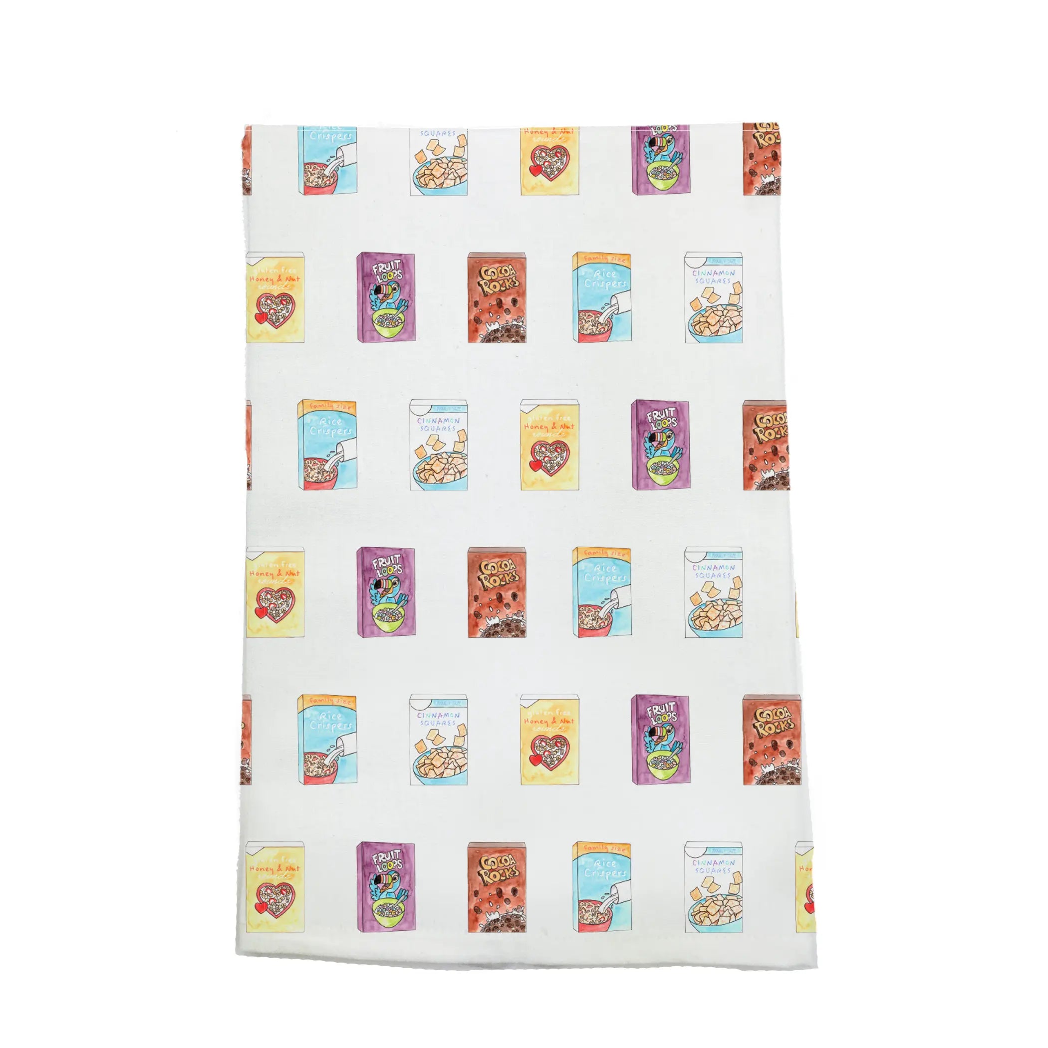 Cereal-sly Delicious Organic Cotton Kitchen Towel Nola Tawk