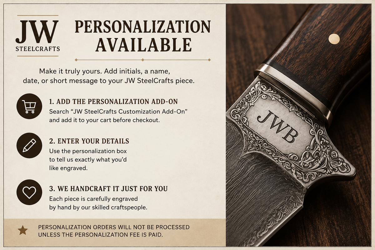 JW SteelCrafts Customization Add-On by JW SteelCrafts