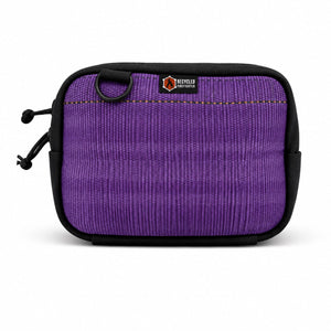 TrailHound Fanny Pack - Firehose Edition by Recycled Firefighter, handmade leather goods detail photo 6