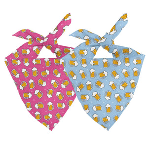 Cheers and Beers Dog Bandana Dog Bandana Co.