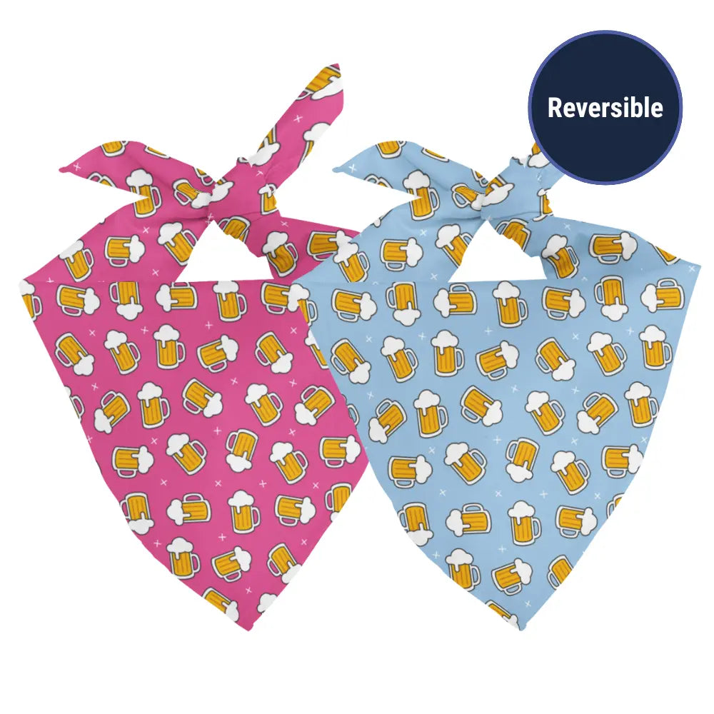 Cheers and Beers Dog Bandana Dog Bandana Co.