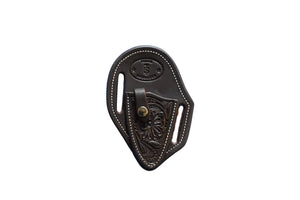 Chocolate Floral Knife Sheath with Knife