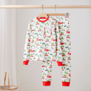 Christmas Tree Farm Organic Cotton Kids Pajamas Nola Tawk