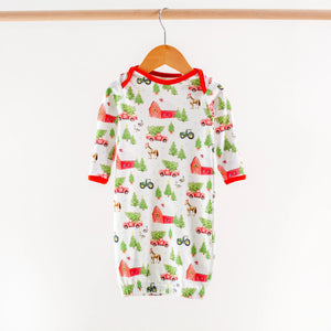 Christmas Tree Farm Organic Cotton Kids Pajamas Nola Tawk