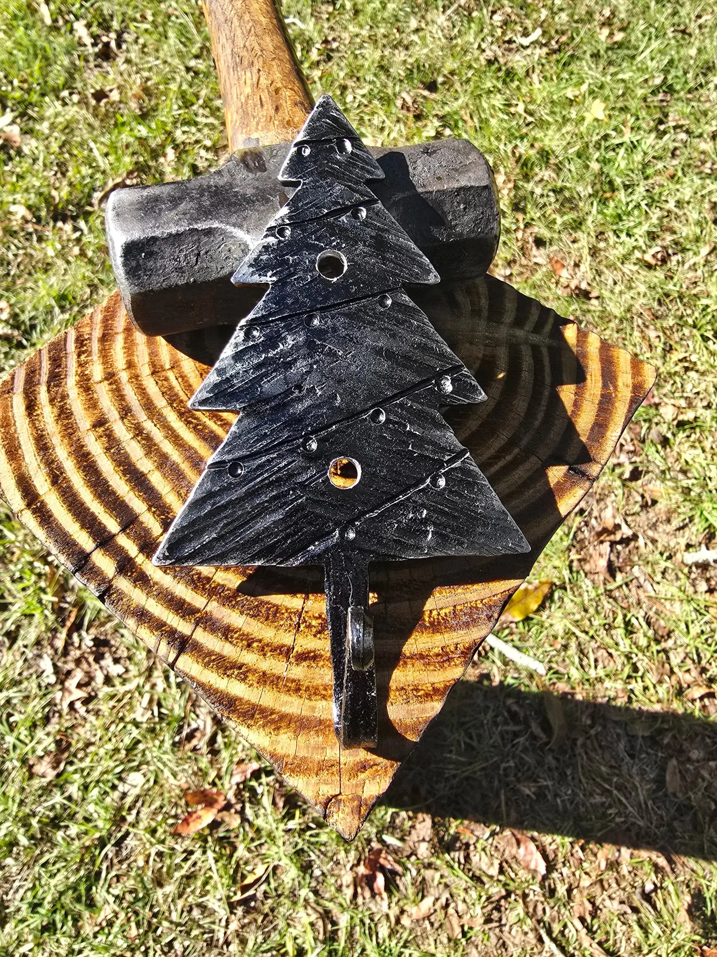 Christmas Tree Hook Redbeard's Forge LLC