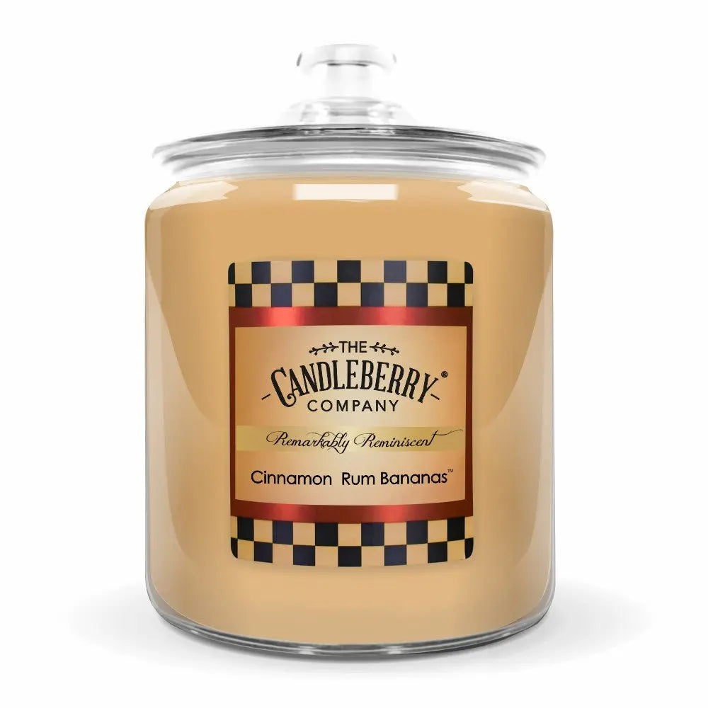 Cinnamon Rum Bananas™, 4 - Wick, Cookie Jar Candle (Collective) The Candleberry® Candle Company